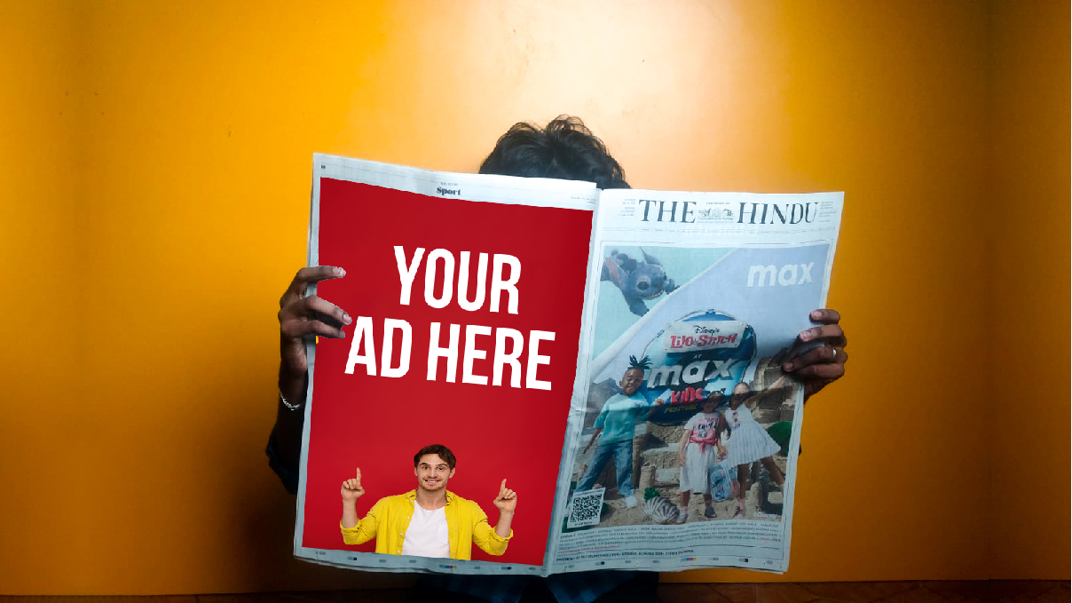 Creative newspaper ad design