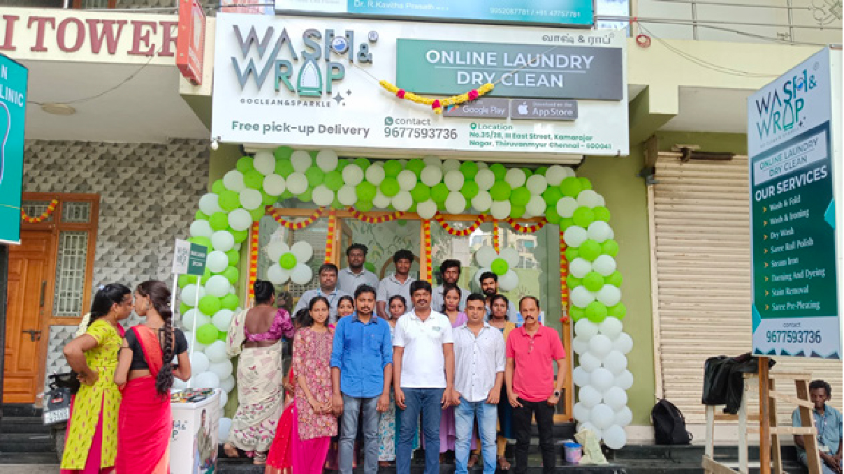 Flower decoration for shop opening